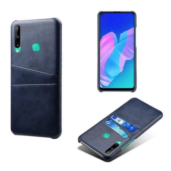 Huawei P40 lite E cover etui beskyttelse læder kort vis - Sort P40 lite E