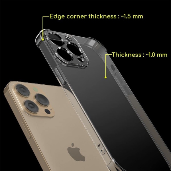Army V3 valitse Iphone 14 Plus/Pro/ProMax kuori näytönsuoja suoja - Transparent Iphone 14 Plus