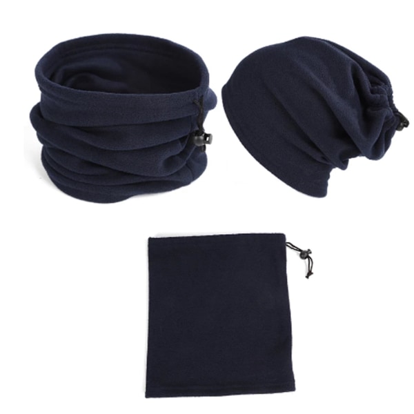 Unisex fleece skidmask halsvarmer bandana halstørklæde - VÆLG: RED