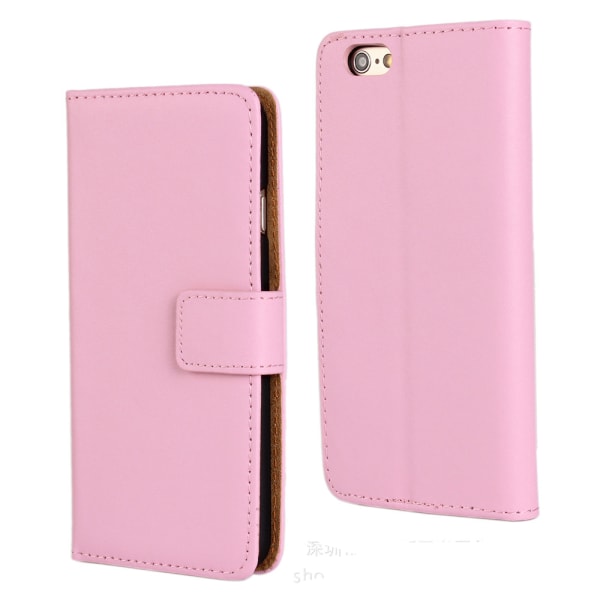 Kännykkäkotelo lompakko malli Iphone 6 / 6s Vaaleanpunainen