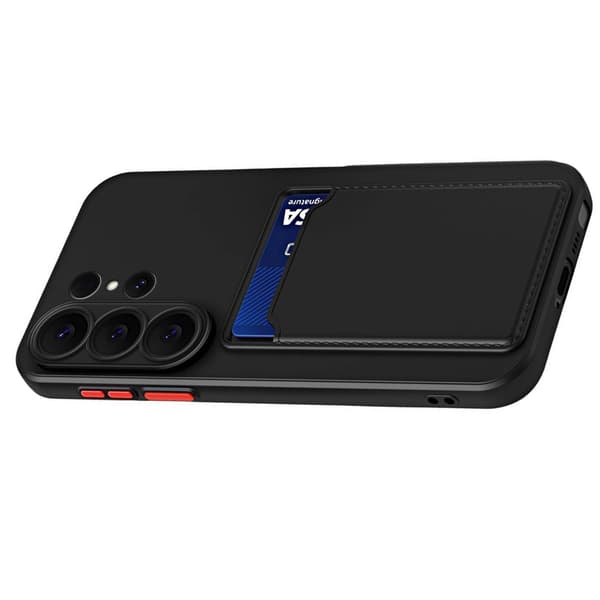 Mobilcover til Samsung Galaxy S26 Ultra cover med kortplads sort
