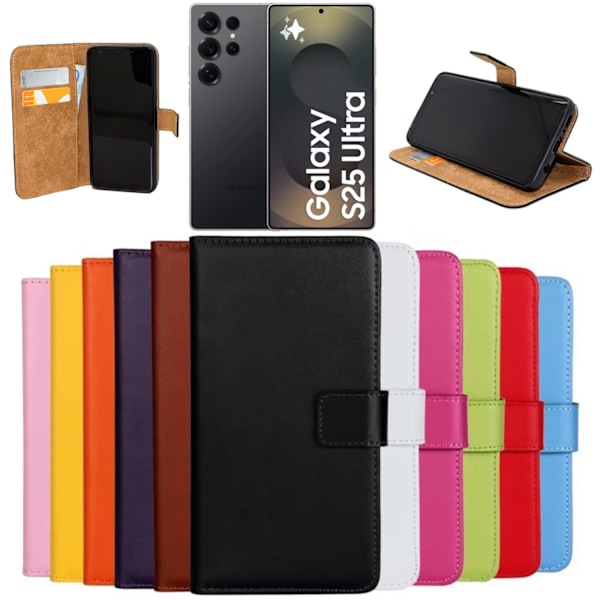 Samsung Galaxy S25 Ultra pung etui mobilcover - VÆLG: Lyserød  