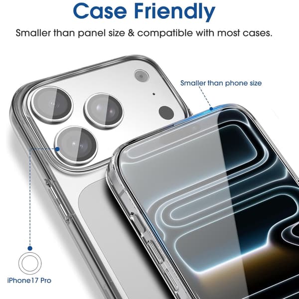 Iphone 17 Pro -näytönsuoja karkaistu lasi premium 1 kpl Transparent