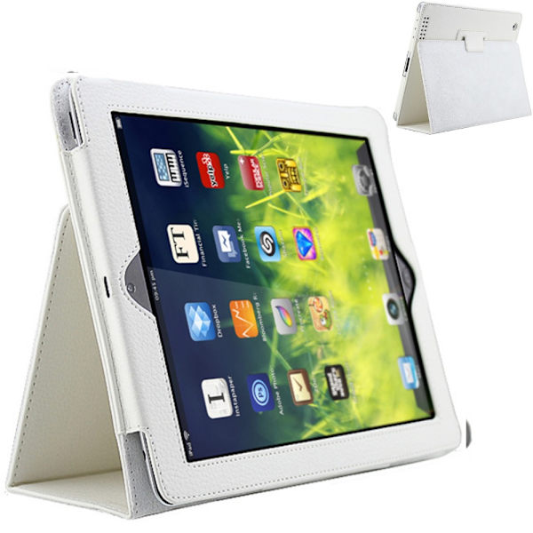 Ipad 2/Ipad 3/Ipad 4 etui - Hvid Ipad 2/3/4 fra 2011/2012 Ikke Air