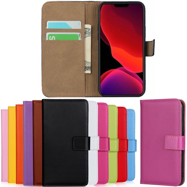 iPhone 13 Pro Max plånboksfodral plånbok fodral skal kort lila - Lila iPhone 13 Pro Max