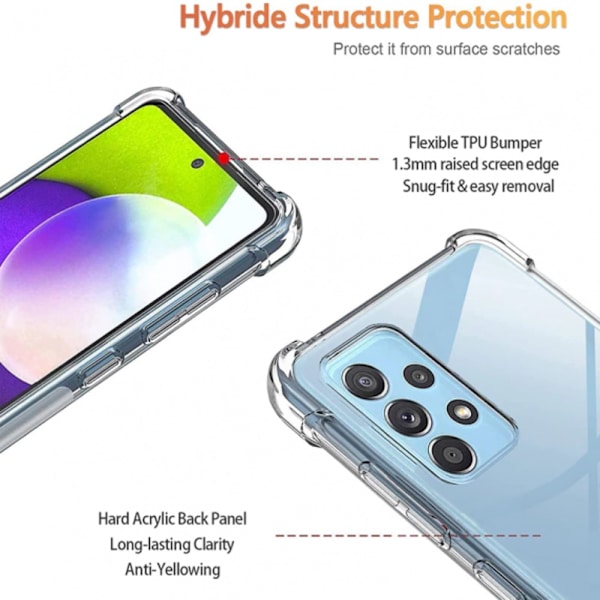 Samsung Galaxy A52 5G -kuori Army V3 läpinäkyvä