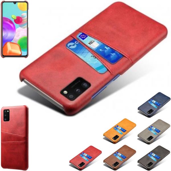 Samsung Galaxy A41 kuori kortti - Ruskea A41