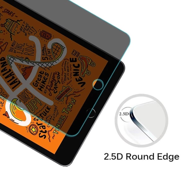 Valitse Antispy näytönsuoja iPad Air/Pro/Mini 1/2/3/4/5/6/7/8/9/11 - Transparent Ipad Mini 5/4 2019/2015