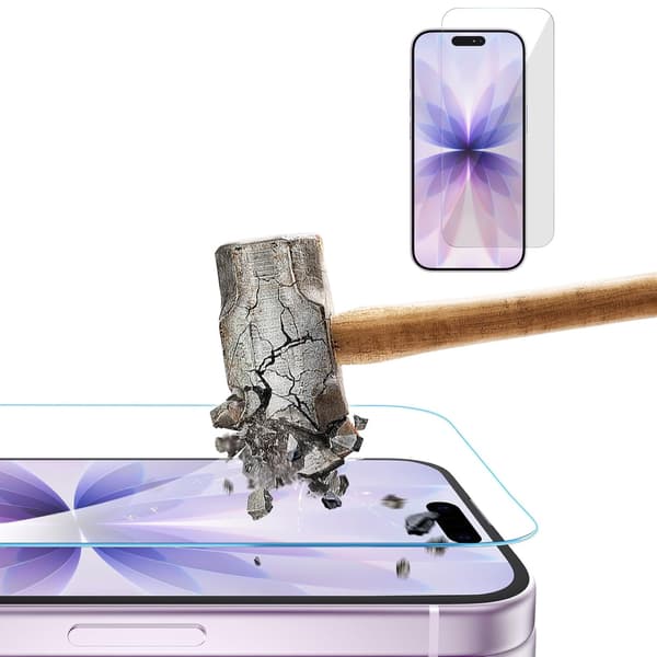 Iphone 17 skärmskydd härdat glas premium 1-pack Transparent