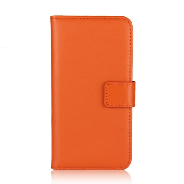 Fodral för Samsung Galaxy S26+ Plus plånboksfodral skal - Färg: Orange