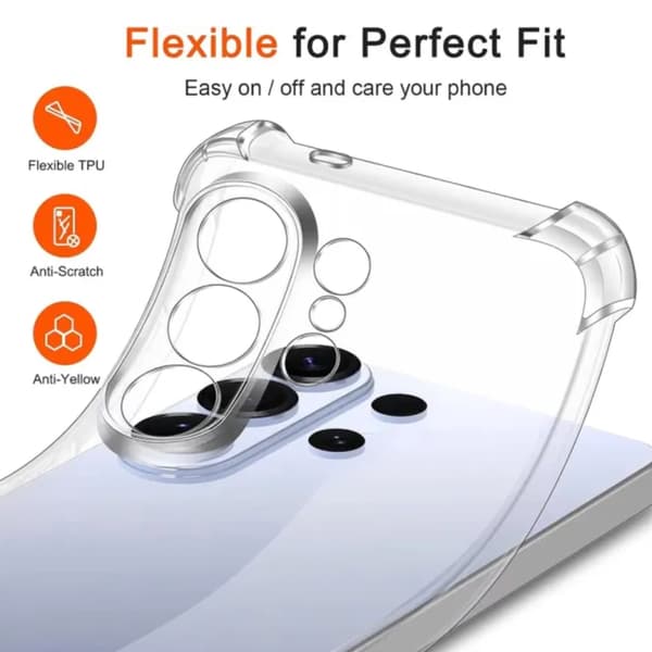 1SWEDEN cover til Samsung Galaxy S26 Ultra - stødabsorberende Transparent