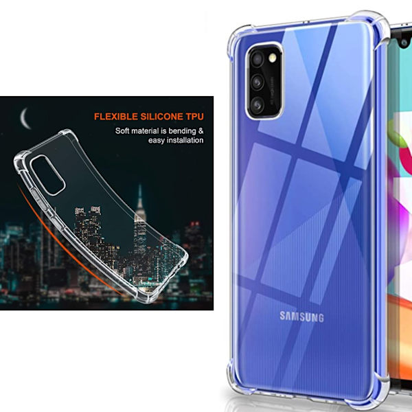 Samsung A41 kuori Army V3 Transparent Samsung Galaxy A41