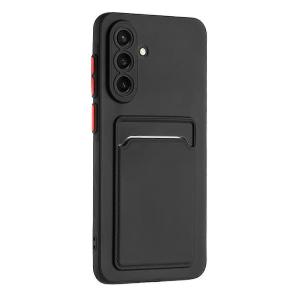 Mobilcover til Samsung Galaxy A57 cover med kortplads sort