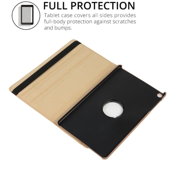 Samsung Galaxy Tab A 10.1 2019 cover beskyttelse 360 ° skærmbeskytter - Cerise Samsung Galaxy Tab A 10.1 (2019)