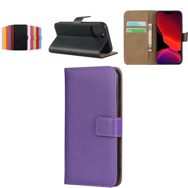 iPhone 13 Pro/ProMax/mini skal plånboksfodral korthållare - Cerise Iphone 13
