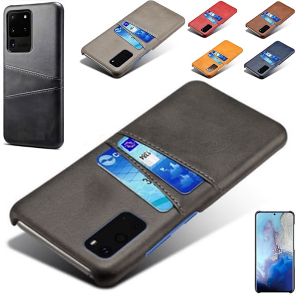Samsung Galaxy S20 Ultra -kotelo korttipaikalla Punainen S20 Ultra