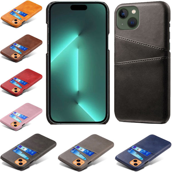 iPhone 15 -kotelo kortti - VALITSE: DARK BROWN  