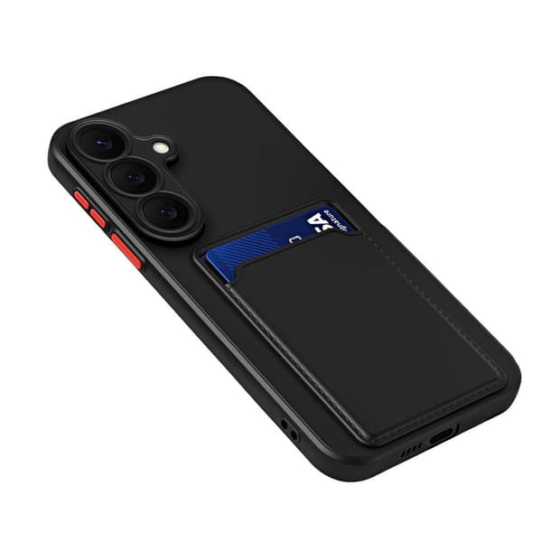 Mobilcover til Samsung Galaxy S26+ Plus cover med kortplads sort