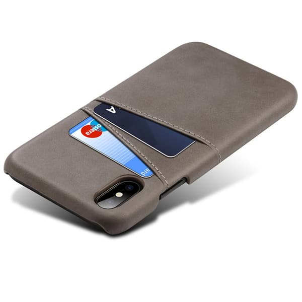 iPhone XS Max skal kortholder - Grey