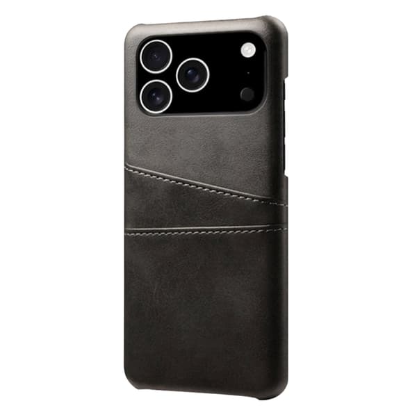 1SWEDEN korttikotelo iPhone 17 Pro Max -puhelinkuorelle - musta BLACK Iphone 17 Pro Max
