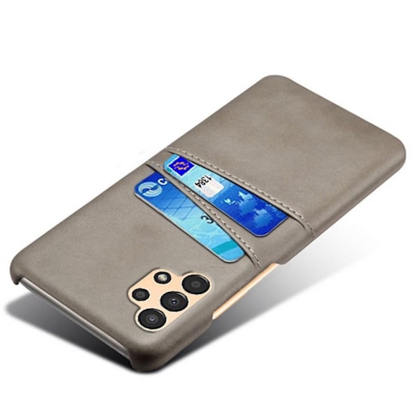 Kortholder Samsung A13 4G cover mobilcover hul til oplader og høretelefoner - Sort Samsung Galaxy A13 5G