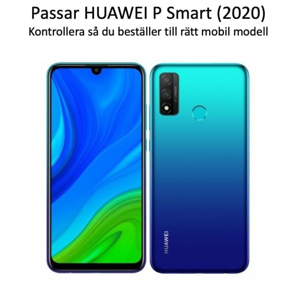 Huawei P Smart 2020 skærmbeskytter 9H passer til skal-hovedtelefoner - Transparent Huawei P Smart (2020)