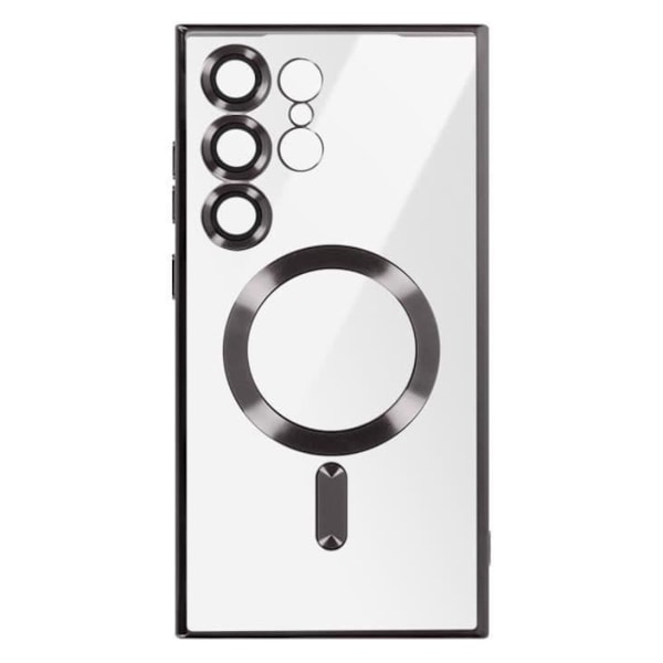 Samsung Galaxy S24 Ultra skal MagSafe - Transparent / black Samsung S24 Ultra