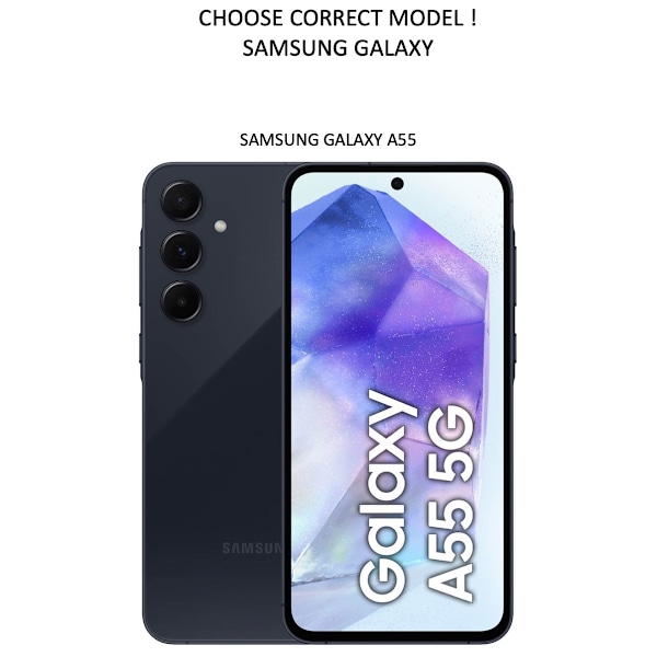 Samsung Galaxy A55 lompakotelo lompakko kotelo kuori violetti - Purppura SAMSUNG A55 5G