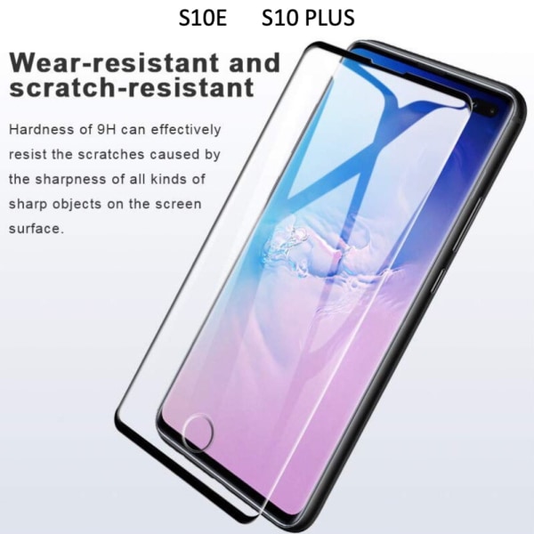 Näytönsuoja Samsung Galaxy S10 / S20 Ultra / Plus / E Cover - Transparent S10 PLUS