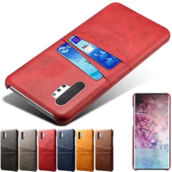 Samsung Galaxy Note10+ skal kort - Röd Note10+