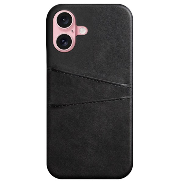 iPhone 16 Plus skal med kortlomme - Sort Iphone 16 Plus