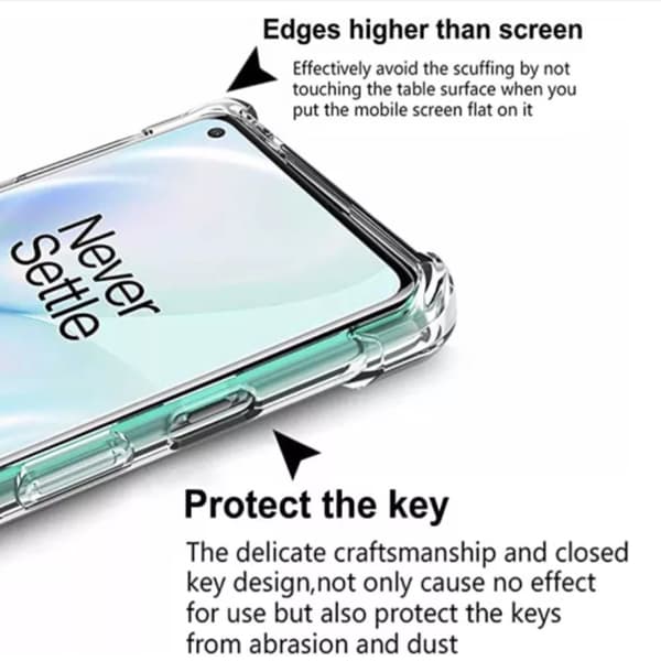 OnePlus 8 cover Army V3 Transparent