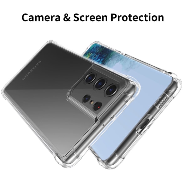 Samsung Galaxy S21 Ultra kotelo Army V3 läpinäkyvä