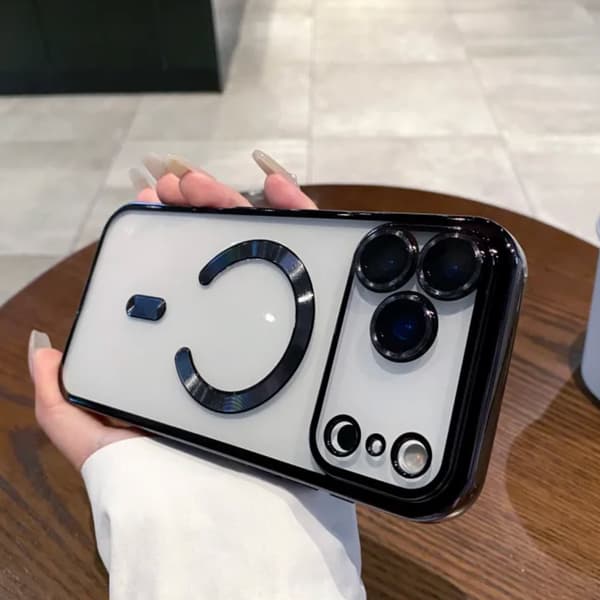 iPhone 17 Pro -kuori MagSafe Transparent / black Iphone 17 Pro