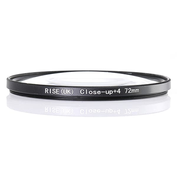 72 mm +4 close up- / makro- / närbildsfilter Svart
