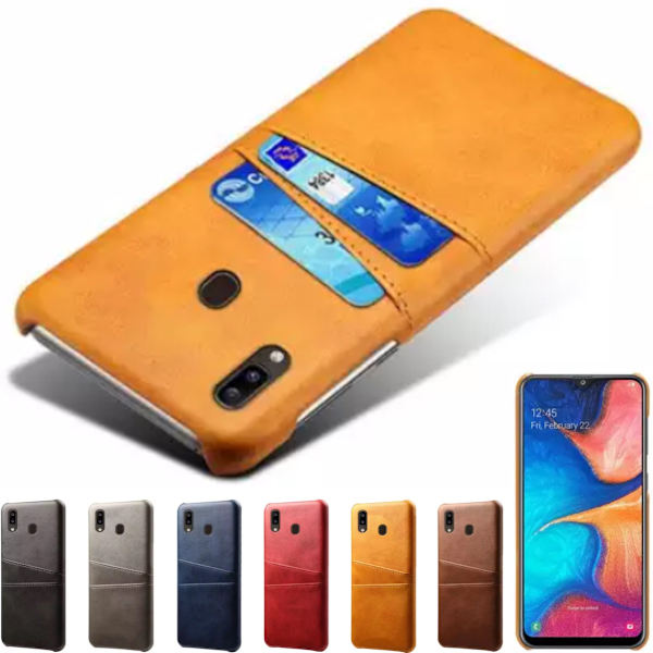 Samsung Galaxy A40 -kotelo korttipaikalla Harmaa A40