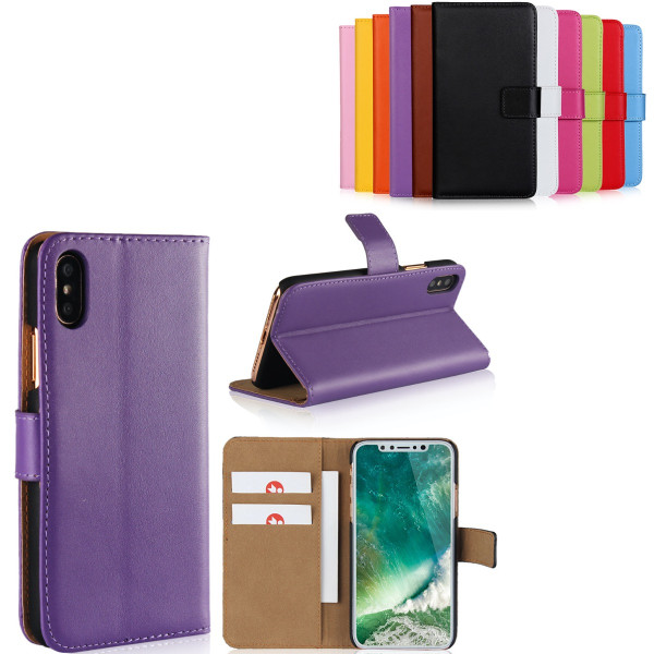 iPhone X / XS lompakkokotelo lompakkokotelon kansikortti violetti - Purppura iPhone X/XS