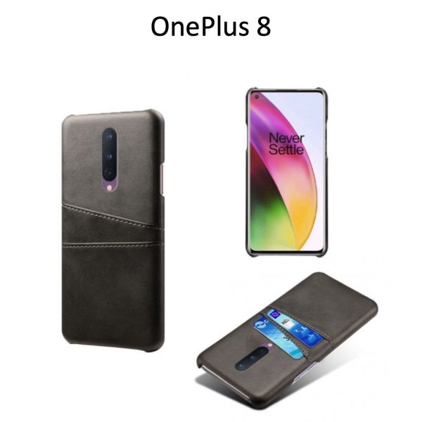 OnePlus 6/6T/7/7Pro/7T/7TPro/8/8T/8Pro skal kort fodral svart - Svart OnePlus 7 Pro