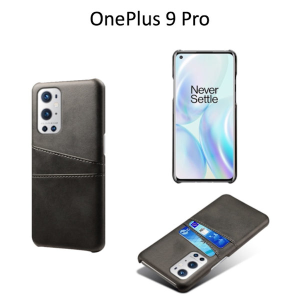 OnePlus Nord 2/9/9Pro/N10/N100/CE skal kort fodral svart - Svart OnePlus 9 Pro