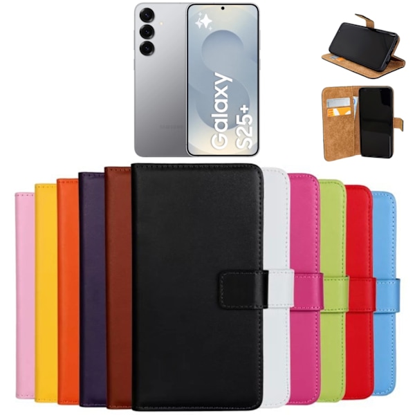 Samsung Galaxy S25 Plus etui pung cover kortholder - Blå SAMSUNG S25 PLUS