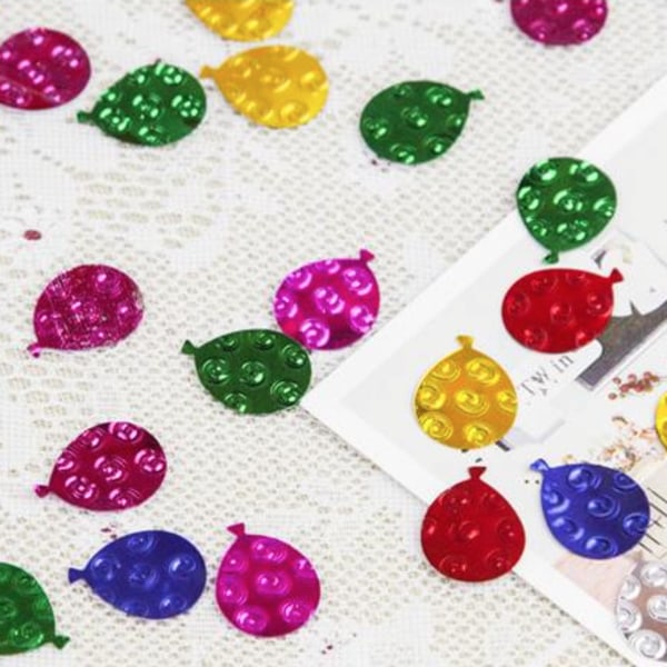 15 gram konfetti ballonger dekoration fest kalas Mixade färger