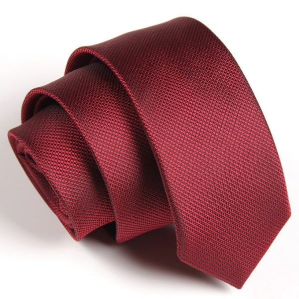 Smal slips i olika färger och mönster Röd