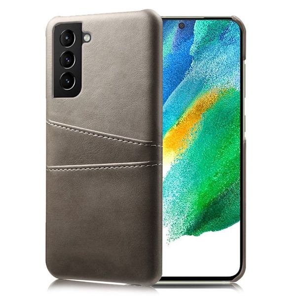 Kortholder Samsung S22+ cover mobilskal hul til oplader og høretelefoner - Sort Samsung Galaxy S22 Plus