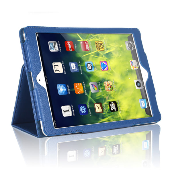 Ensfarvet enkelt cover til iPad Air, iPad Air 2, iPad 5, iPad 6 - Blå Ipad Air 1/2 Ipad 9,7 Gen 5/6