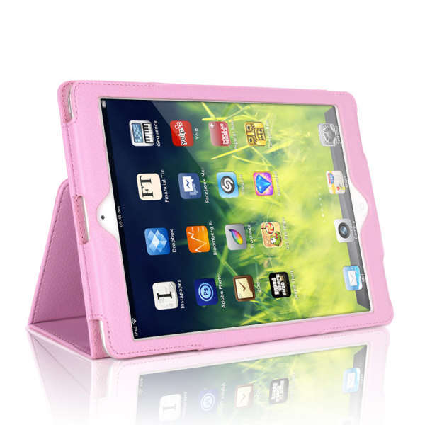 Yksivärinen yksinkertainen kansi iPad Airille, iPad Air 2:lle, iPad 5:lle, iPad 6:lle - Vaaleanpunainen Ipad Air 1/2 Ipad 9,7 Gen 5/6