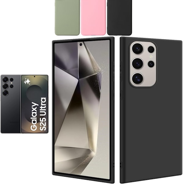 Samsung Galaxy S25 Ultra skal mobilskal silikon / TPU - VÄLJ: GRÖN Samsung S25 Ultra