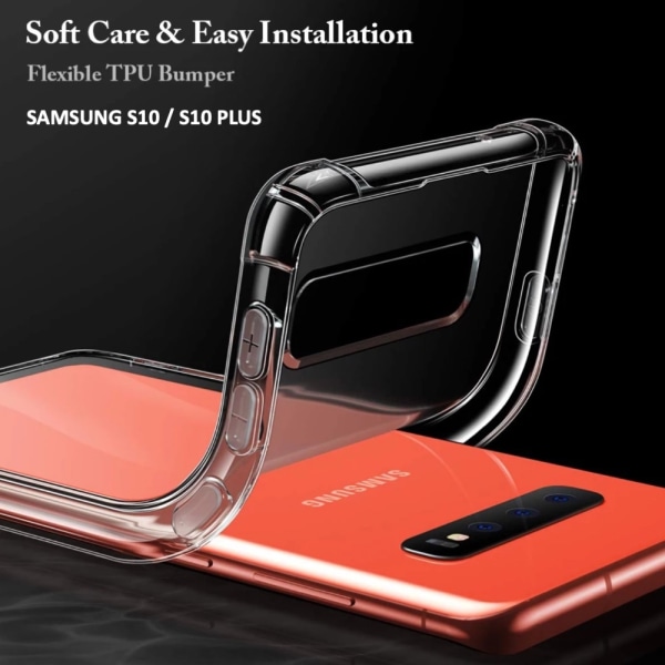 Samsung S21/S20/S10/S9/S8/S7 FE/Ultra/Plus skal mobilskal Army - Transparent S7 Edge Samsung Galaxy