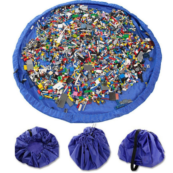 Mattojen säilytys picnic lego lelut leikkimatto sininen Blue 1500 mm