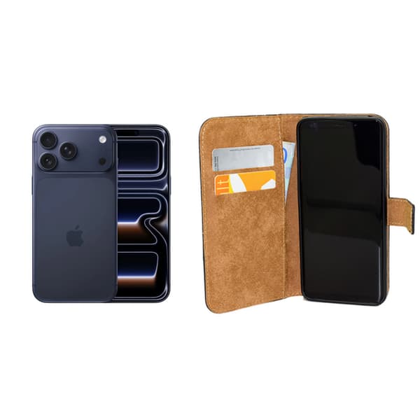Iphone 17 Pro Max lompakkokotelo korttipidike - Ruskea IPHONE 17 PRO MAX
