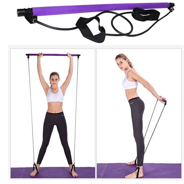 Pilates stick, träningsredskap Rosa